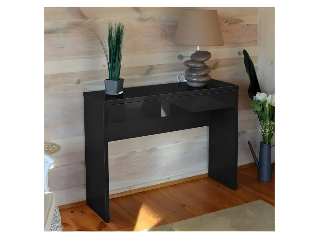 Meuble D'entrée, Console ARENA Coloris Noir. Meuble Design Pour Votre Entrée