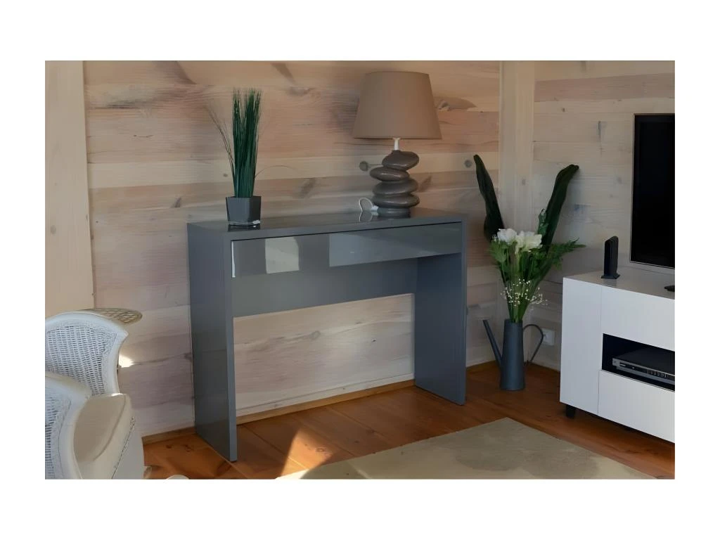 Meuble D'entrée, Console ARENA Coloris Gris. Meuble Design Pour Votre Entrée