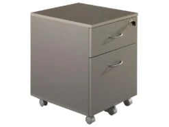 Caisson De Bureau 2 Tiroirs Alu