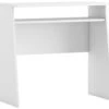 Bureau Nilson 1 Niche Couleur Blanc, 80 Cm Longueur