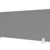 Séparateur De Bureau Professionnel - Tissu - Gris - L110 Cm - DOWNTOWN