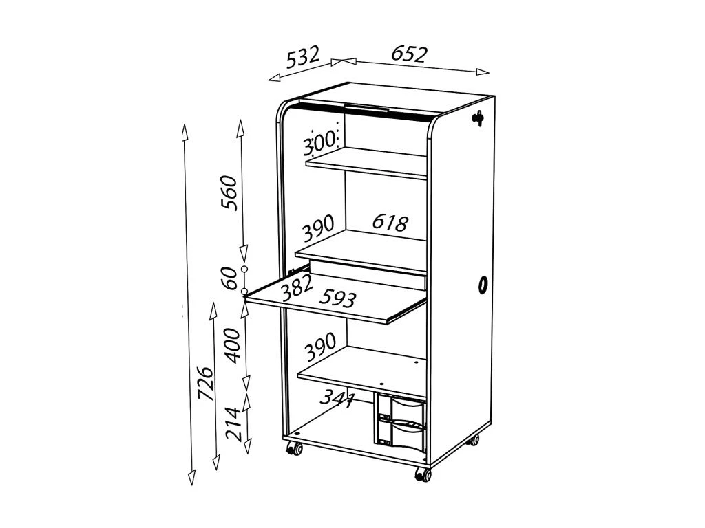 Secrétaire Informatique Chêne à Rideau N°1 - ISERA – Image 4