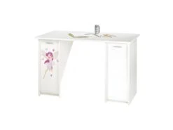 Bureau Aménagé à Rideaux Blanc - FENDY N°14