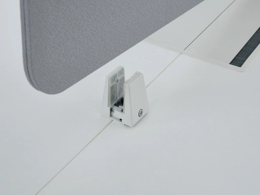 Bureau Bench 6 Personnes - Blanc - L140 Cm - Avec Séparateurs - DOWNTOWN – Image 8