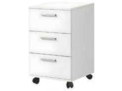Commode Buc153 Tiroirs 68X42X35Cm Blanc - Venprodin