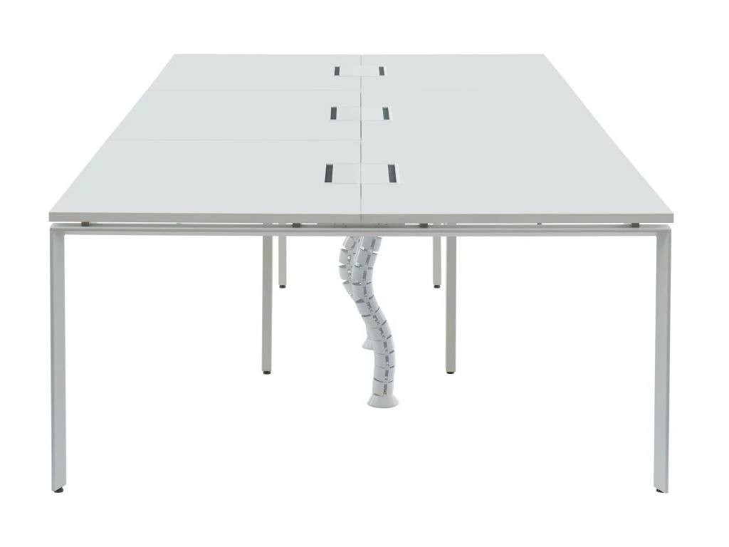 Bureau Bench 6 Personnes - Blanc - L140 Cm - DOWNTOWN – Image 5