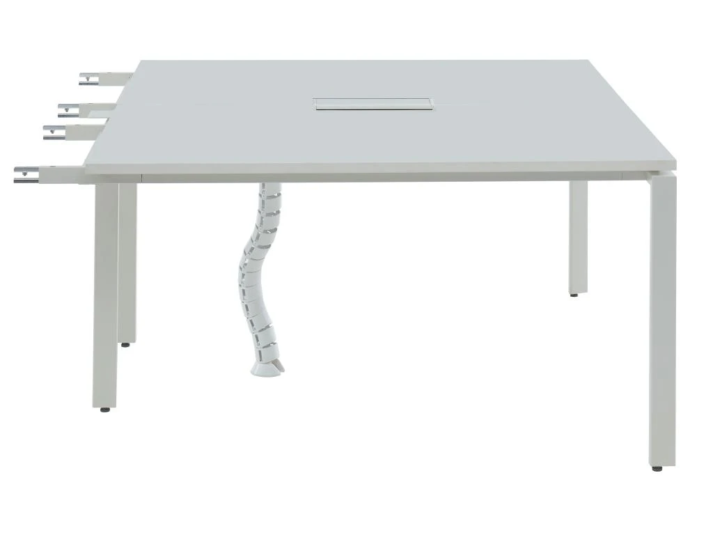 Extension Pour Bureau Bench 2 Personnes - Blanc - L140 Cm - DOWNTOWN