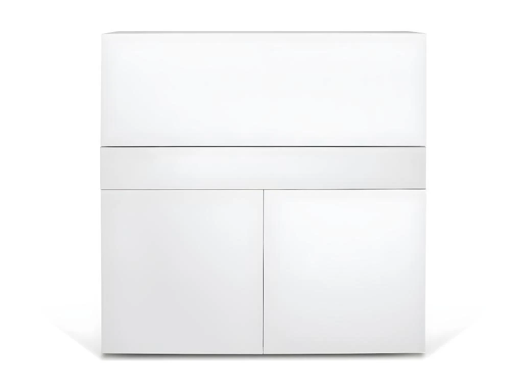 Bureau FOCUS - Blanc Laqué - TEMAHOME – Image 2