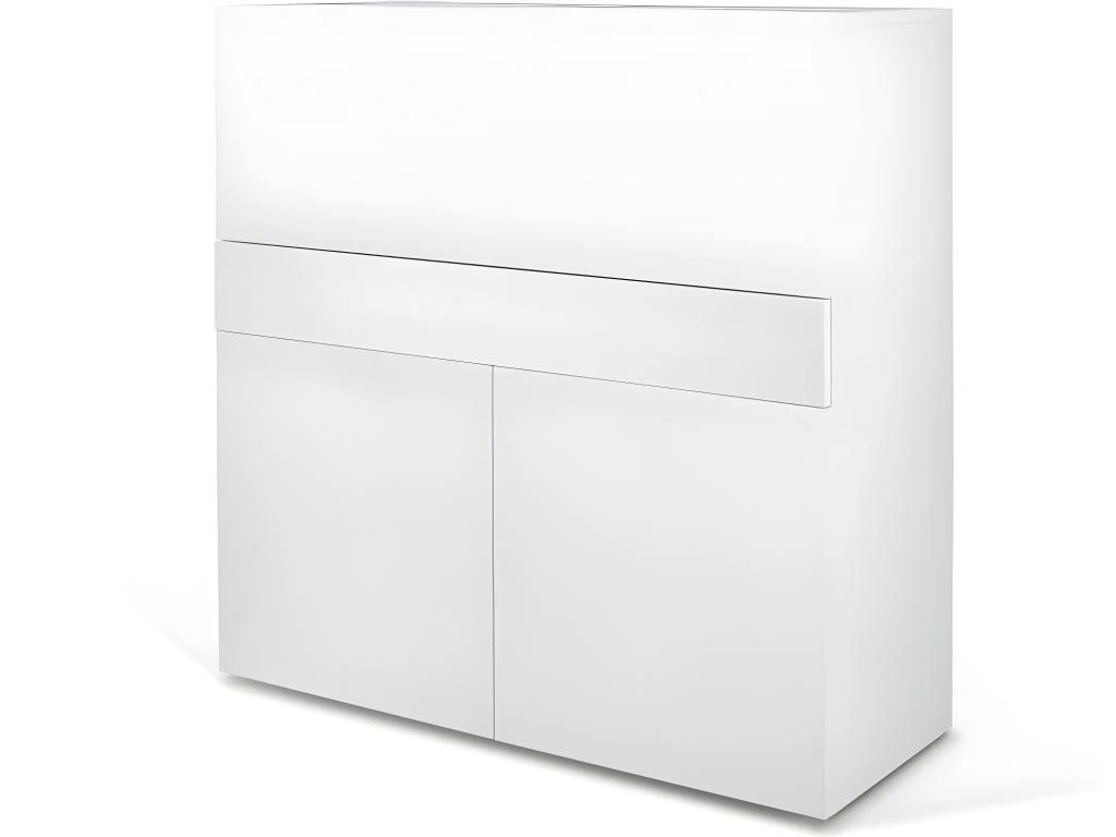 Bureau FOCUS - Blanc Laqué - TEMAHOME – Image 3