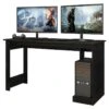 Bureau Gamer 136 Cm Noir