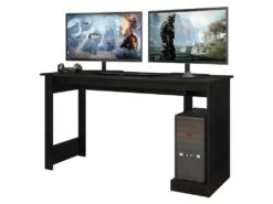 Bureau Gamer 136 Cm Noir