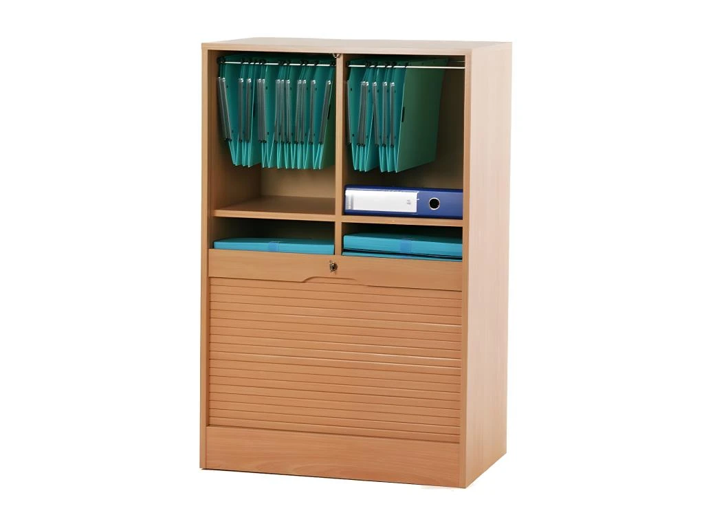 Classeur Double à Rideau Hêtre Taille M - KLASS