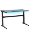 Bureau Gamer éclairage LED 120 X 60 Cm Noir DEXTER