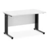 Bureau Informatique Ordinateur 120 X 73 Cm Blanc Gris 14_0005954