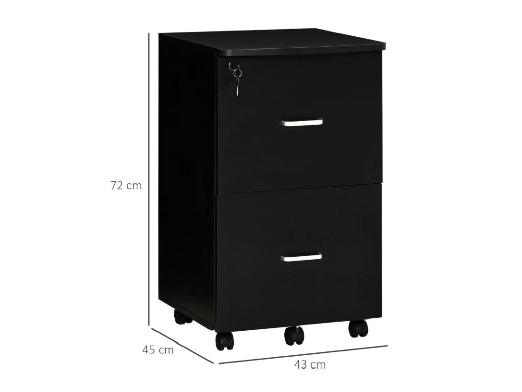 Caisson De Bureau JAFAR Noir – Image 3
