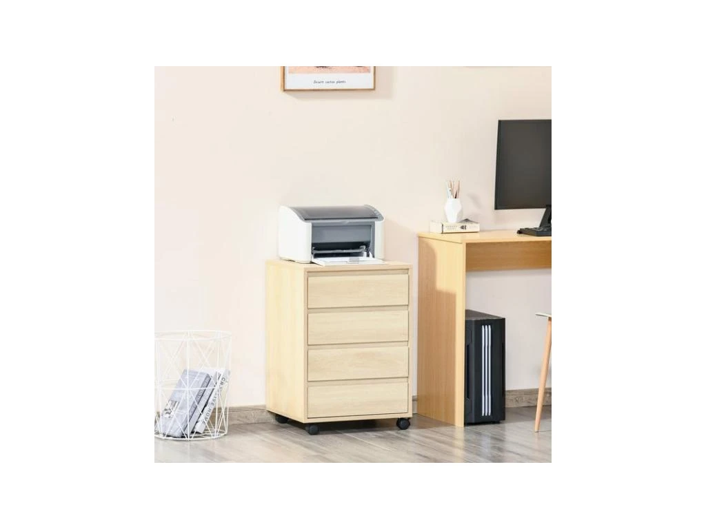 Caisson De Bureau LEVALLOIS Bois Clair â Image 2