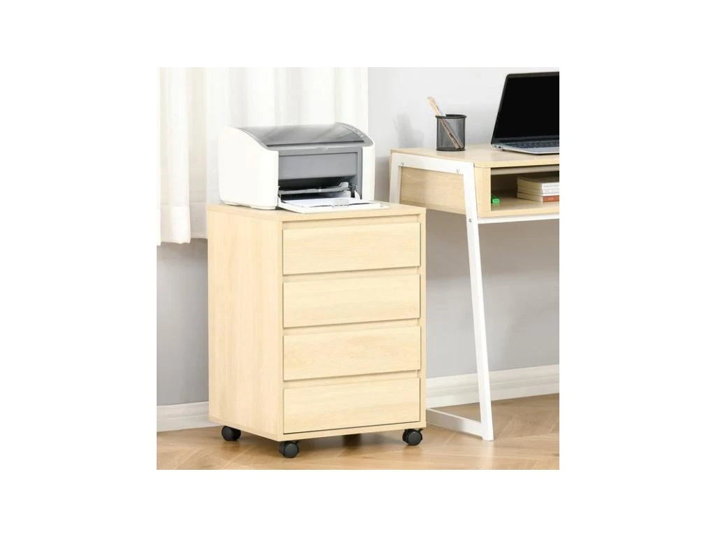 Caisson De Bureau LEVALLOIS Bois Clair â Image 4