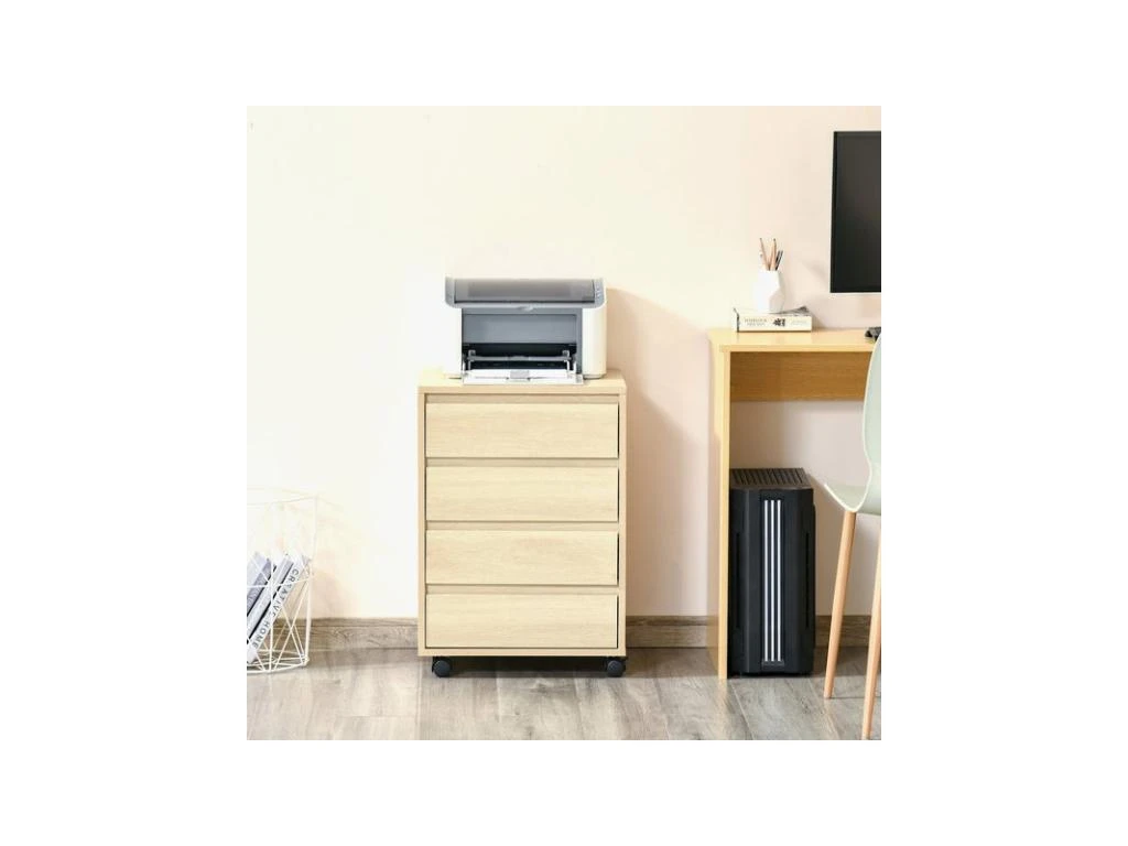 Caisson De Bureau LEVALLOIS Bois Clair â Image 5