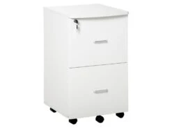 Caisson De Bureau Verouillable ROLPH Blanc