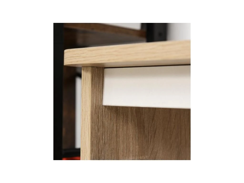 Bureau Informatique BILL Bois Et Blanc – Image 9