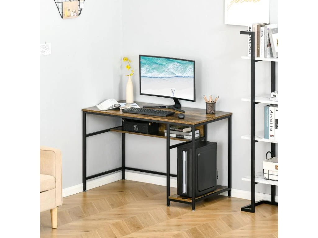 Bureau Design Industriel ANSELME Boisé Et Noir – Image 2