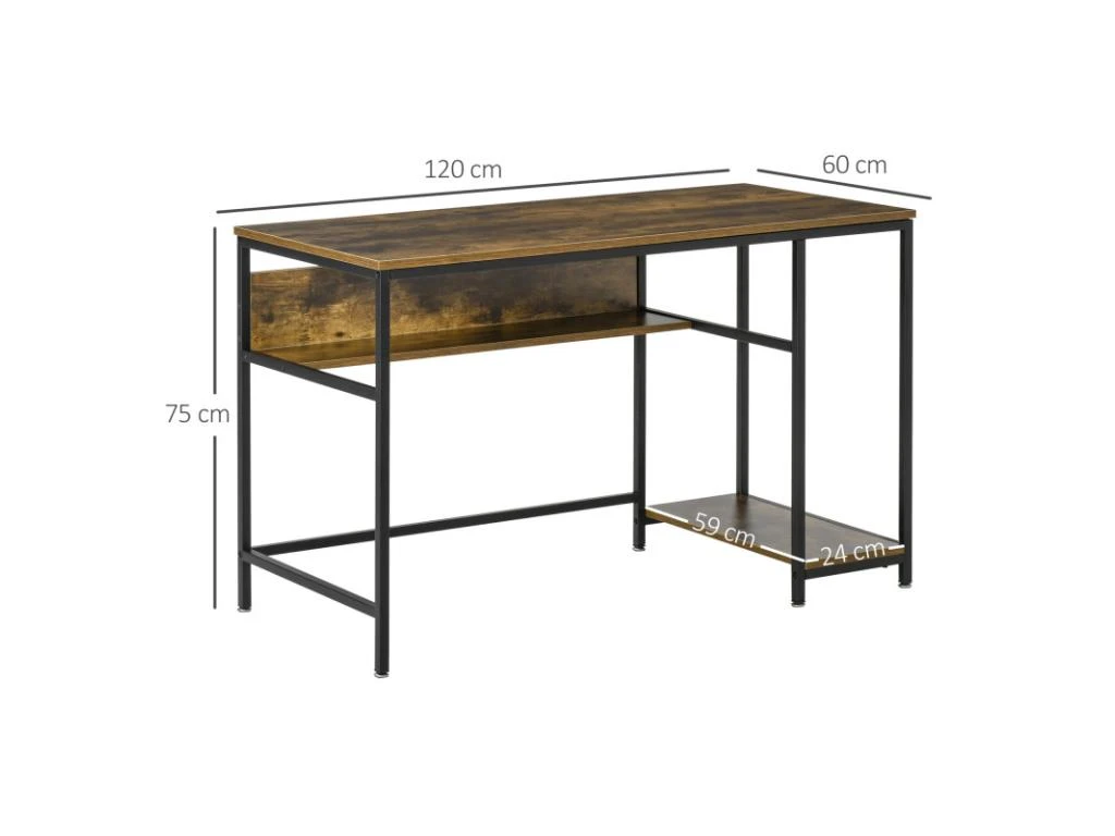 Bureau Design Industriel ANSELME Boisé Et Noir – Image 3