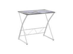 Bureau Verre Trempé NEW-YORK Blanc