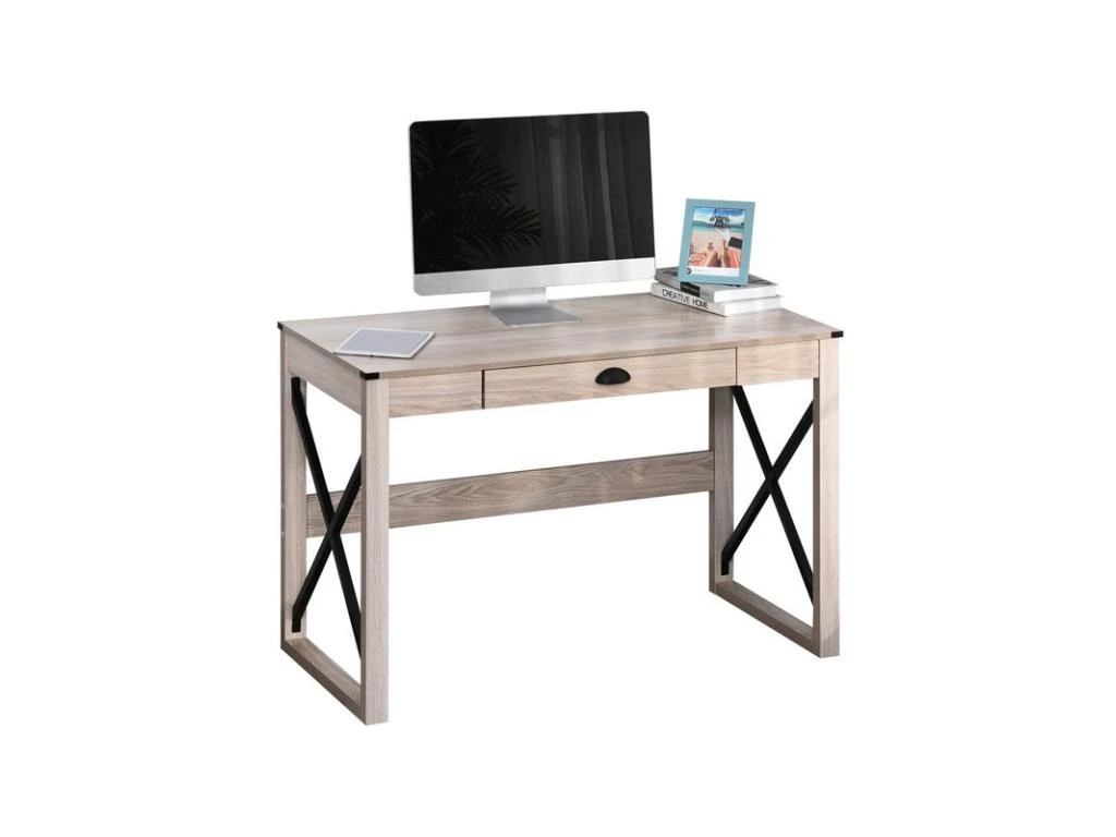 Bureau Design TOMMY Bois Et Noir