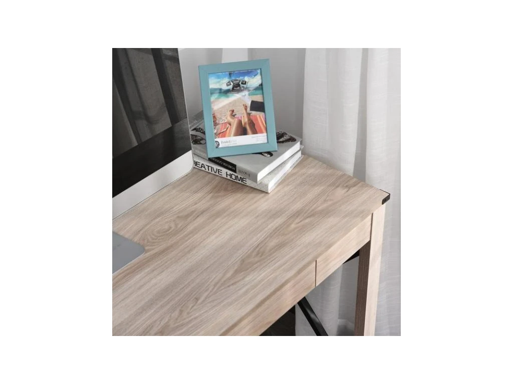 Bureau Design TOMMY Bois Et Noir – Image 4