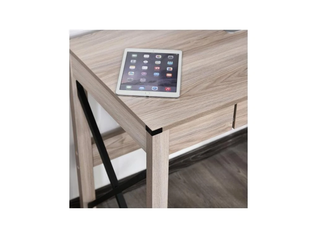 Bureau Design TOMMY Bois Et Noir – Image 5