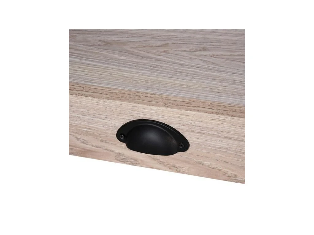 Bureau Design TOMMY Bois Et Noir – Image 7