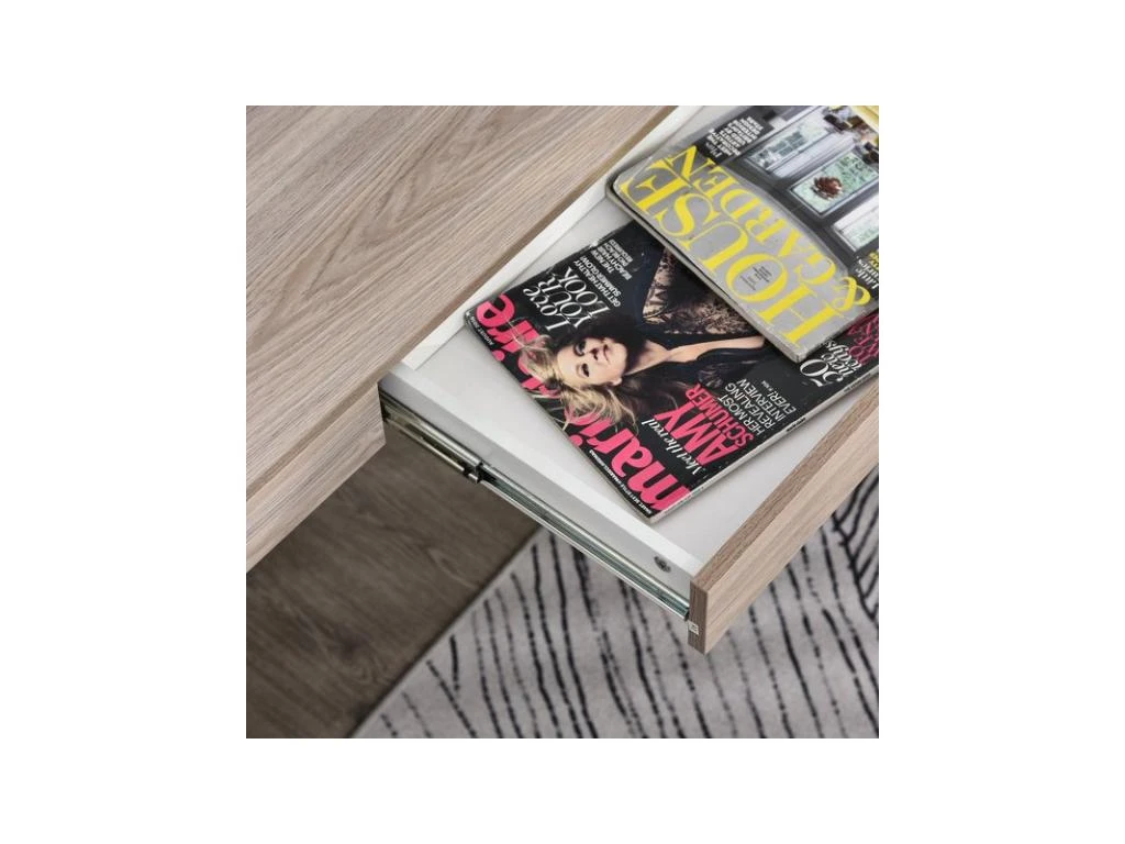 Bureau Design TOMMY Bois Et Noir – Image 9