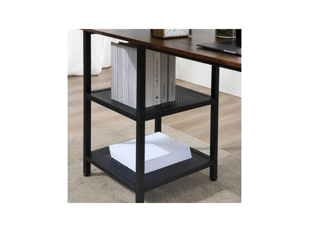 Bureau D'angle PETER Brun – Image 9