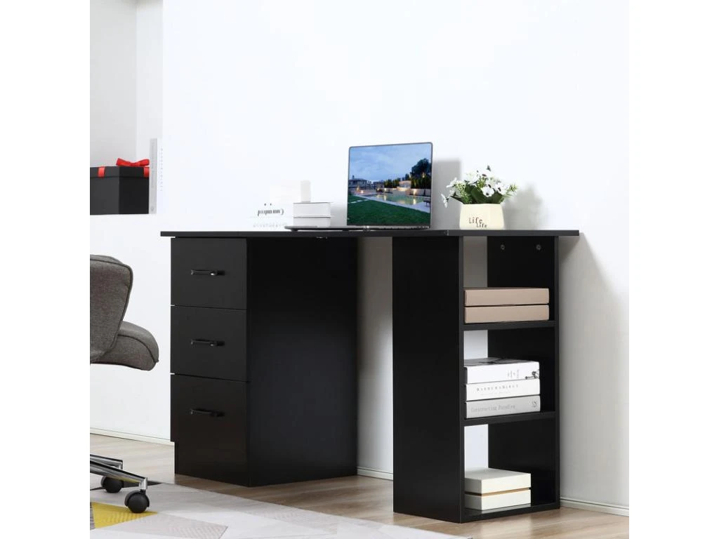 Bureau Informatique HAROLD Noir – Image 4