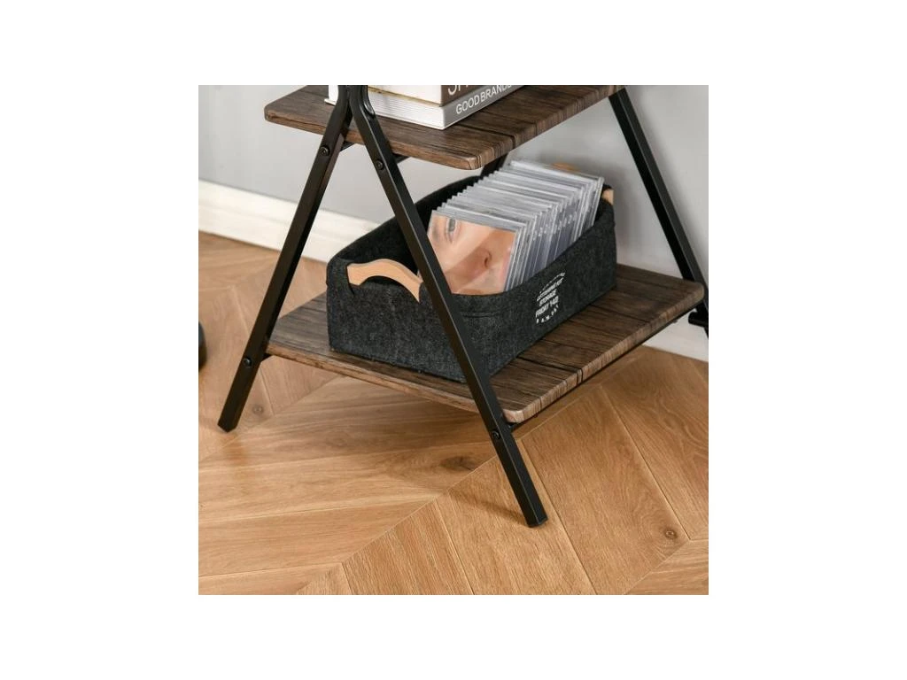 Bureau Industriel TRIPLEX Bois Et Noir – Image 8