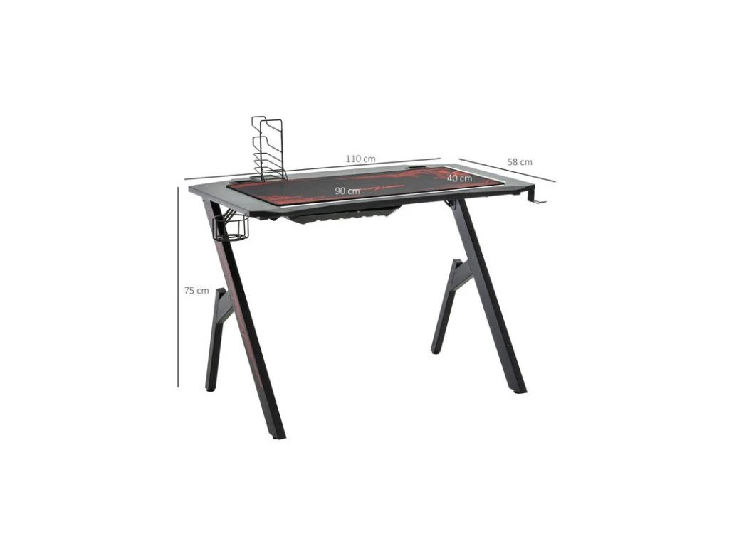 Bureau Gaming REI Tapis Souris Fournis – Image 3
