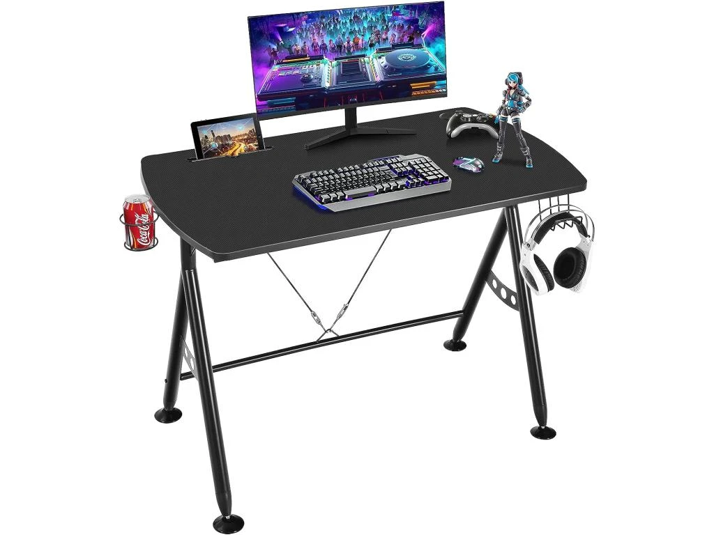 Bureau Gamer Pour E-sports Table Pour Ordinateur/pc Avec Porte-gobelet