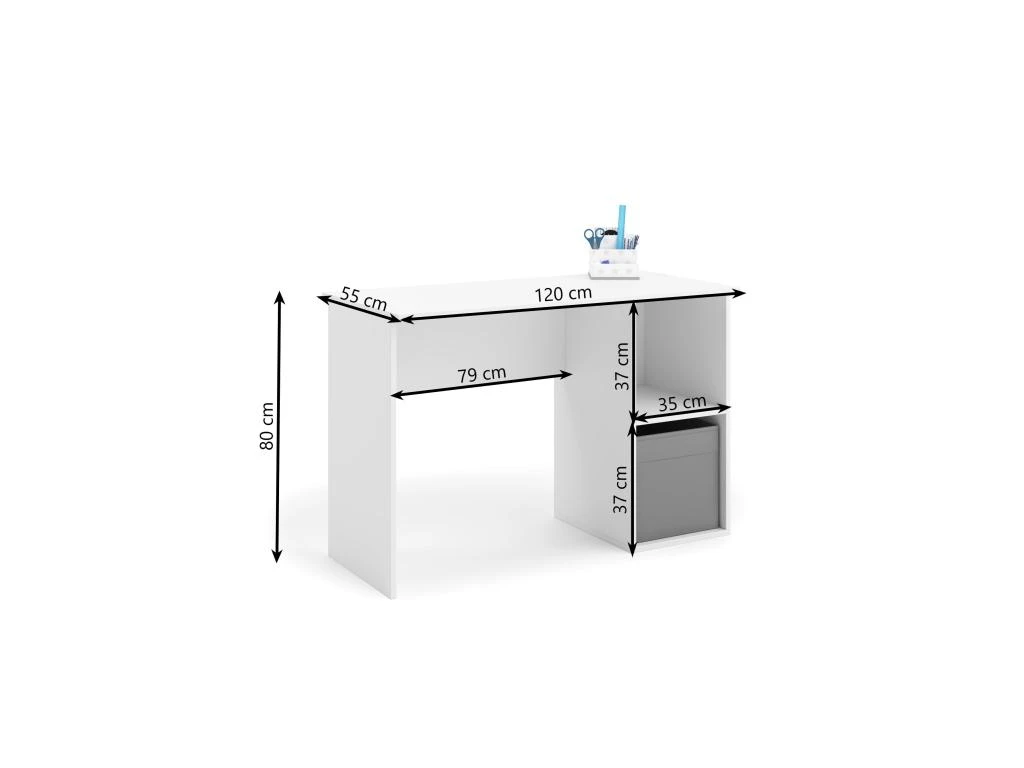 Bureau Gaming Noir, Bureau Gamer, Bureau D'ordinateur, Bureau De Jeu Bureau, 100 X 74 X 60 Cm – Image 3