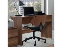 Bureau 1 Tiroir Bois Marron - QIZ - L 115 X L 54 X H 75 Cm