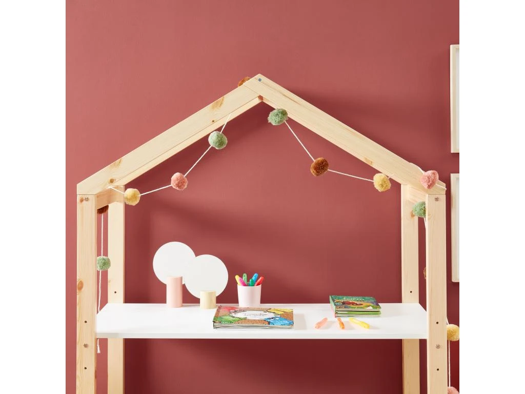 Bureau Enfant Cabane TINY Blanc évolutif – Image 5