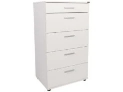 Meubles De Chêne Blanc Avec Planche à 100% Aglomérat Rejetée En Mélamine. L: 60 Cm A: 108 Cm Fonds: 44 Cm