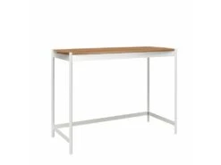 Bureau En Panneaux De Particules Stratifié Noyer Et Structure