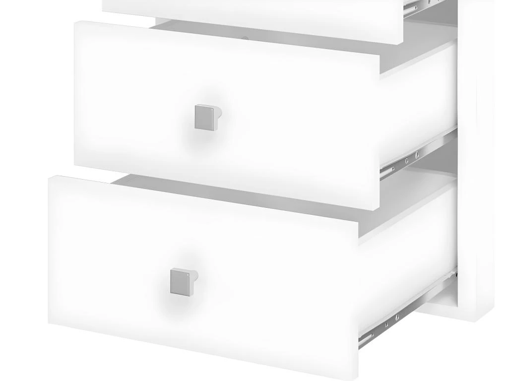 Bureau Blanc 4 Tiroirs 120 Cm Office – Image 5