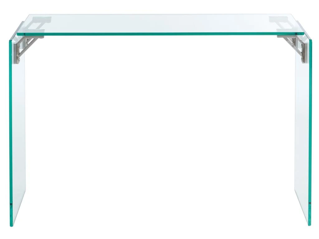 Bureau En Verre Trempé - Transparent - MADRO – Image 3