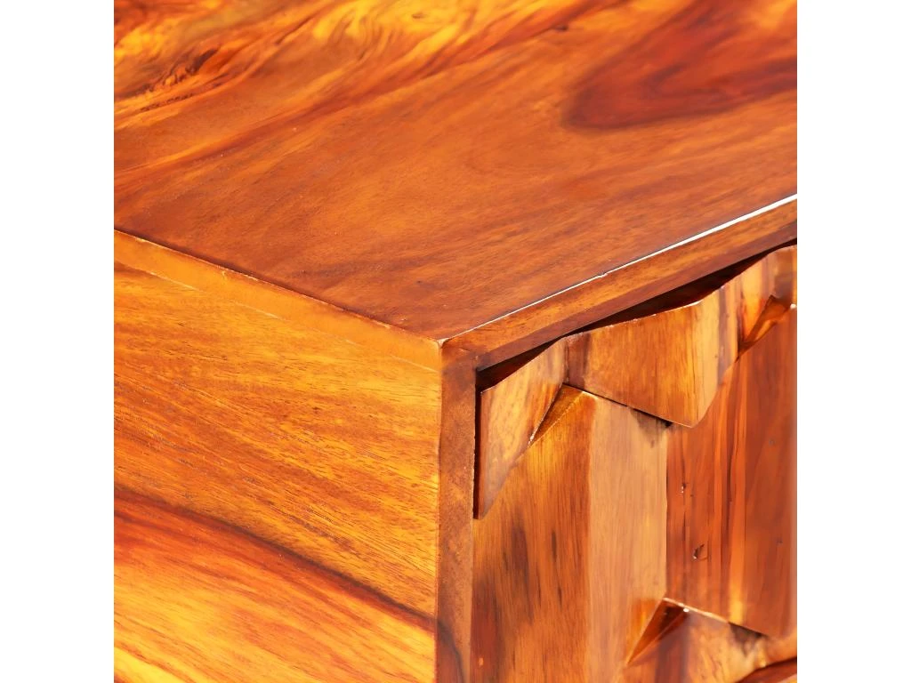 Bureau Table Meuble Travail Informatique D'écriture Bois Massif De Sesham 118 Cm 0502142 – Image 5