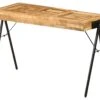 Bureau Table Meuble Travail Informatique Table à écrire Bois De Manguier Massif 118 Cm 0502085