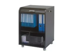 Caisson De Bureau Noir Sur Roulettes - Coloris: Drapeau Anglais 701