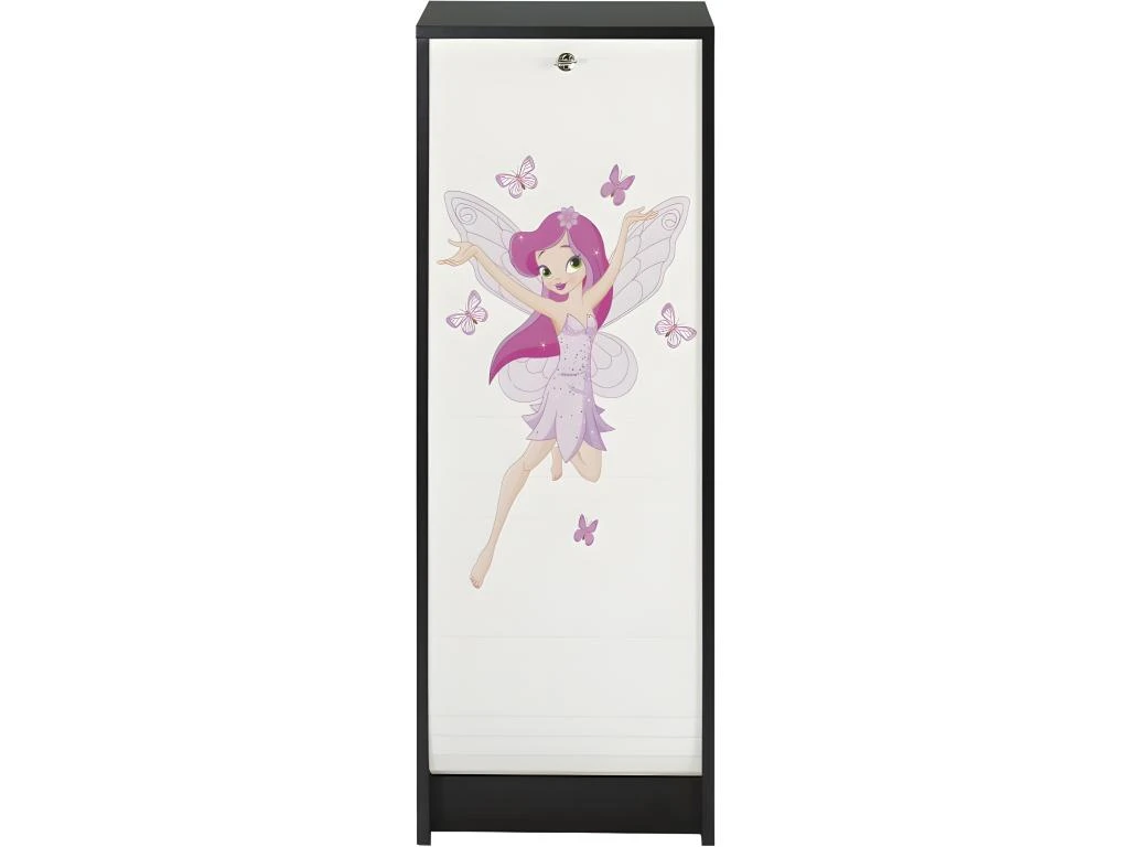 Classeur à Rideau Noir 104 Cm - Coloris: Fée 217 – Image 2