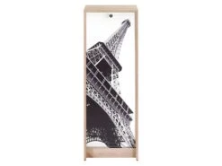 Classeur à Rideau Chêne Hauteur 104 Cm - Coloris: Tour Eiffel 750 751