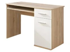 Bureau Enfant, Ado Avec étagère Coulissante, 1 Porte Et Un Tiroir Collection DENVER